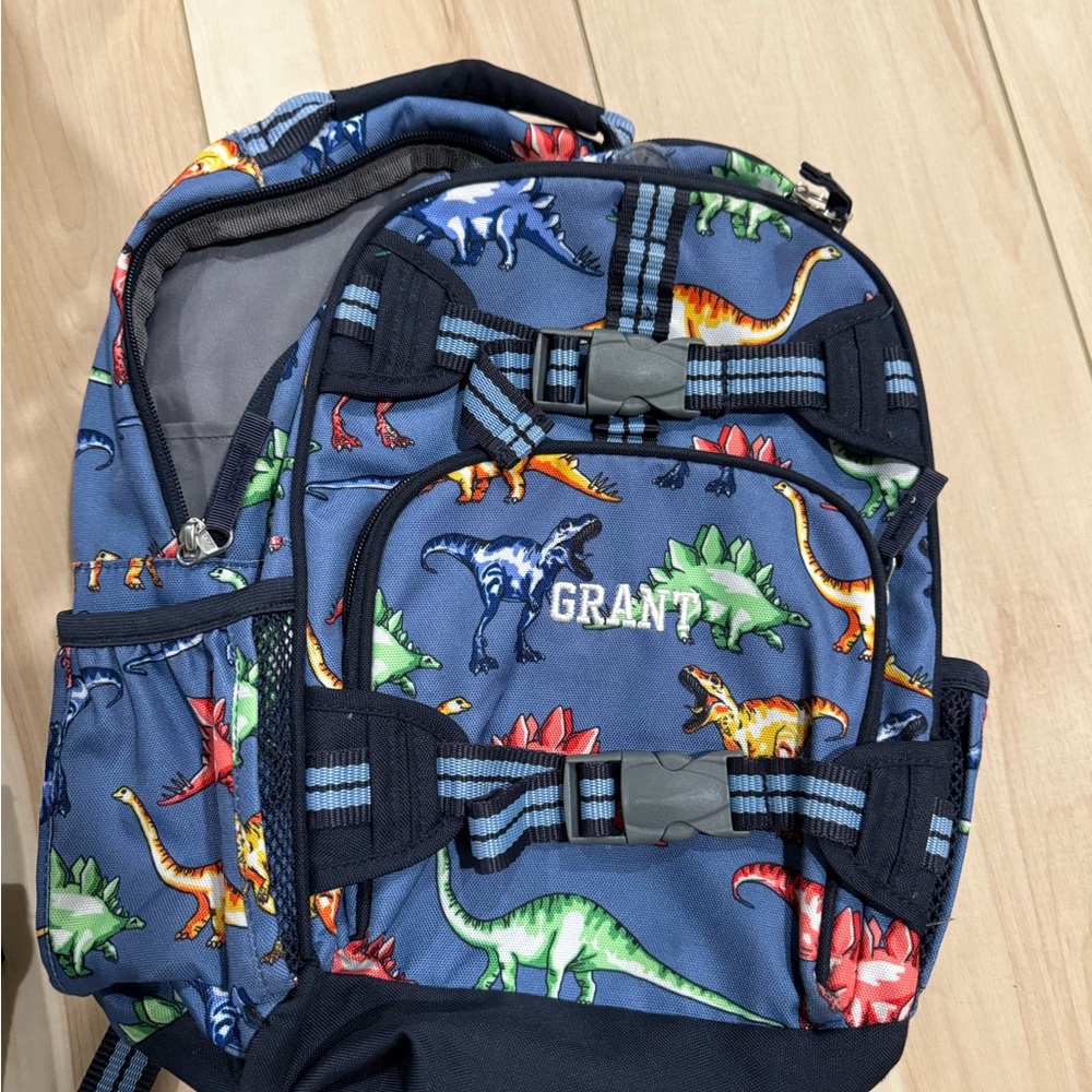 Pottery Barn Dinosaur Print Kids Backpack